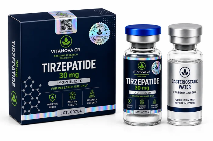 Tirzepatide 30mg — péptido liofilizado de investigación